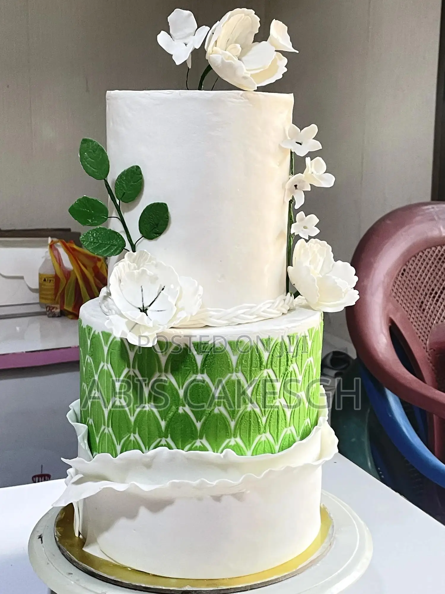 All Edible Wedding Cake