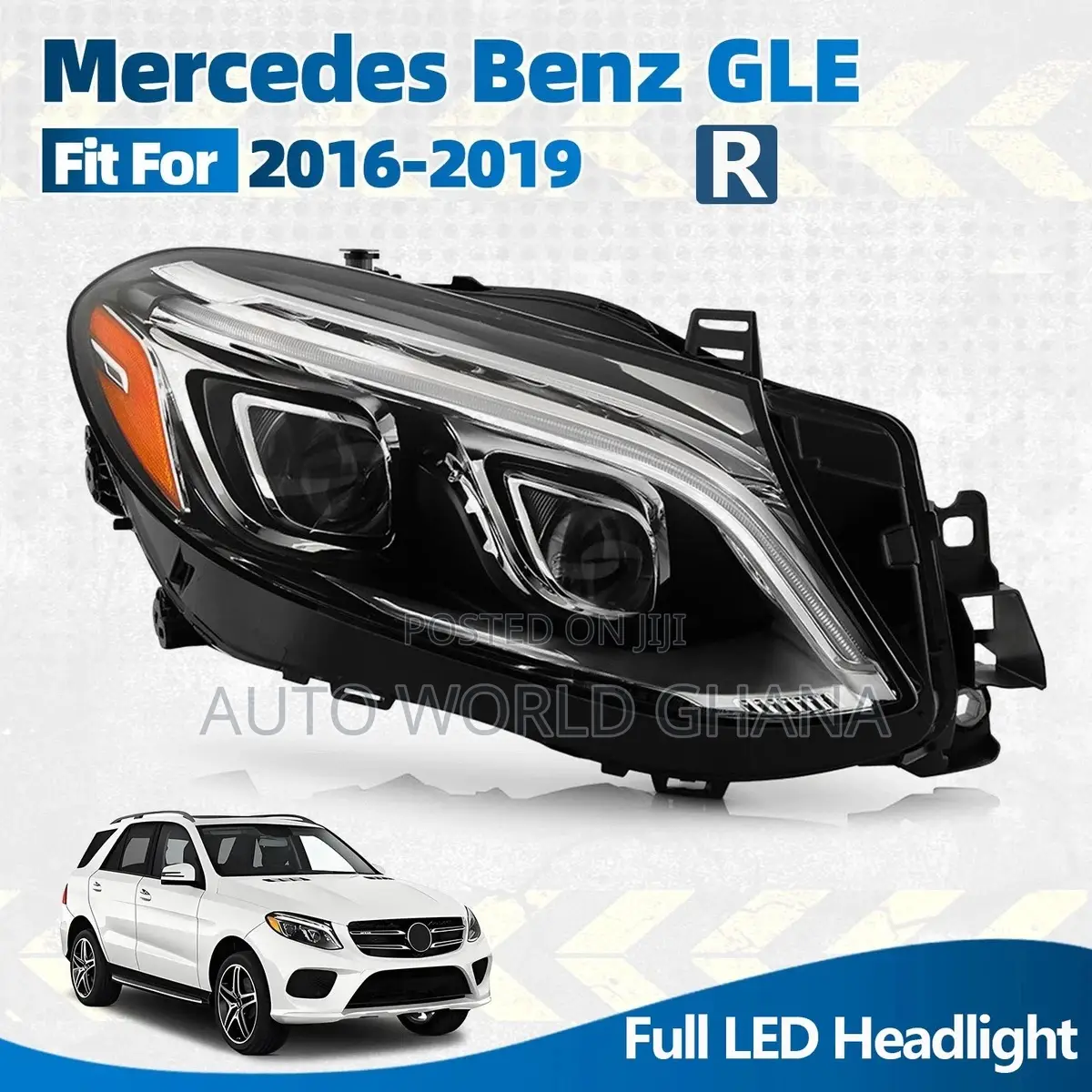 Mercedes-benz Gle 168 2016 2017 2018 2019 Headlight