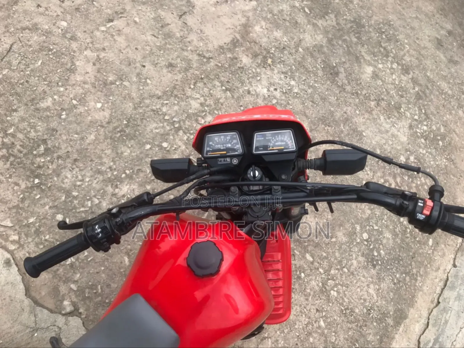 Yamaha DT125 1980 Red