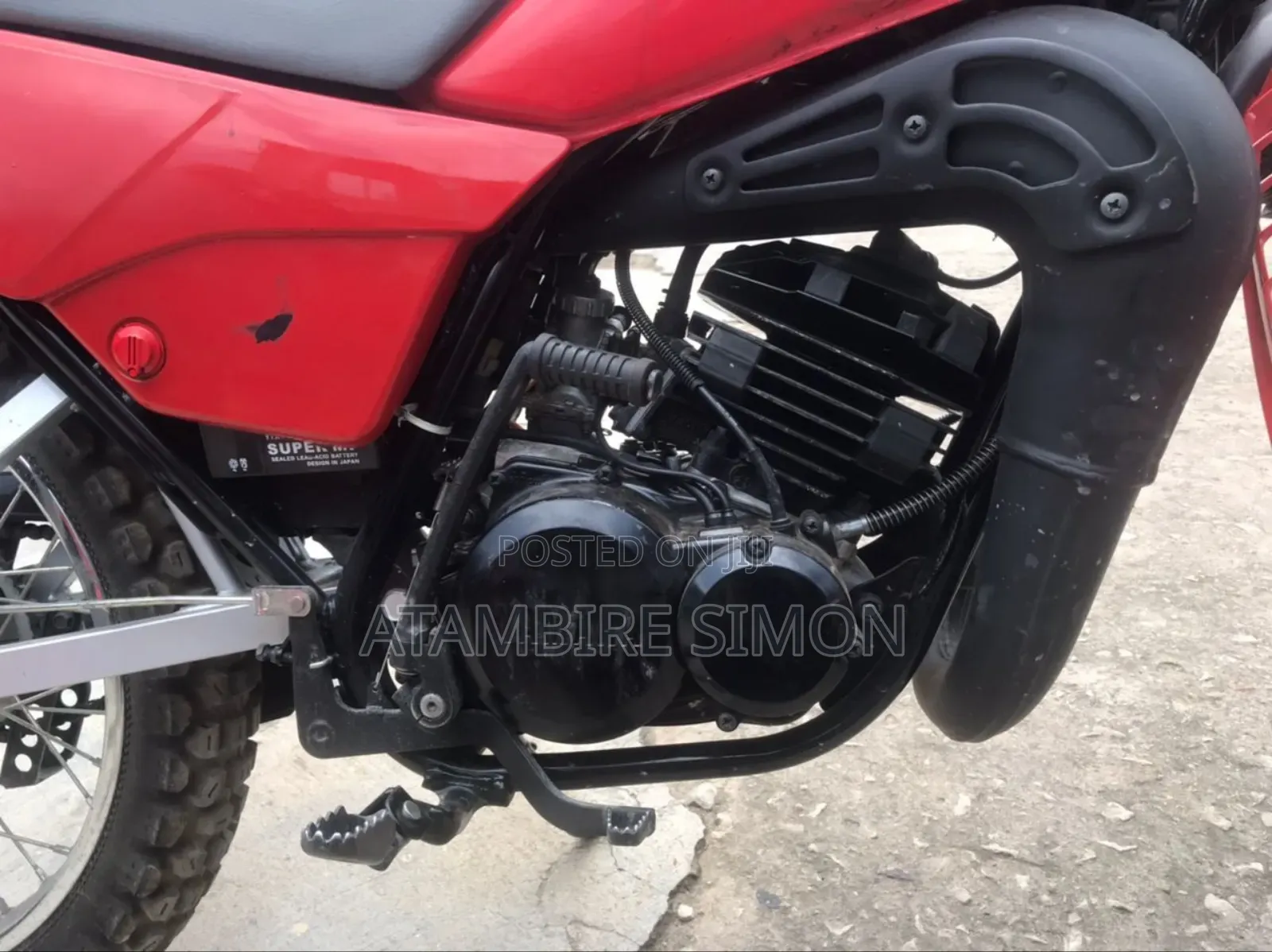 Yamaha DT125 1980 Red