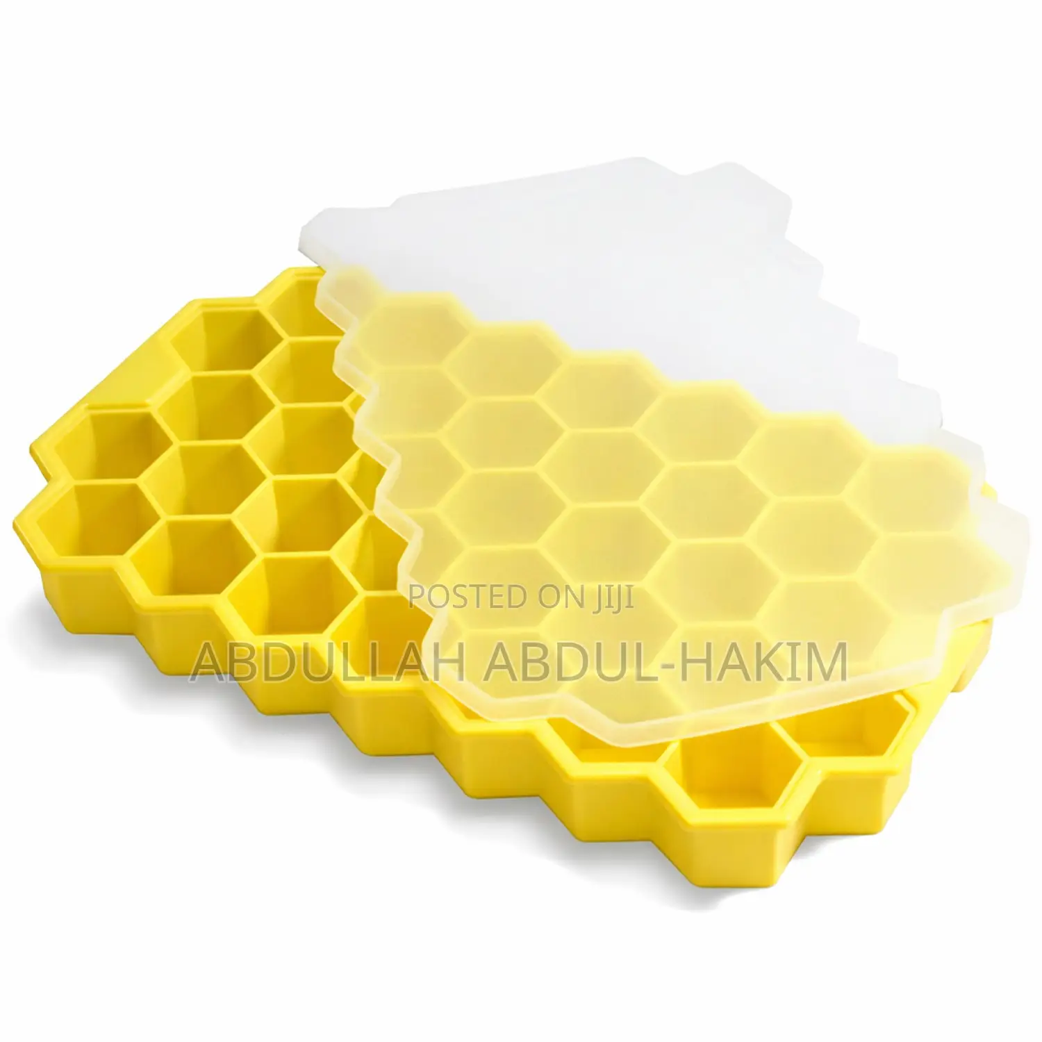 Silicone Honeycomb Ice Cube Maker Tray (37 Ice Cubes)