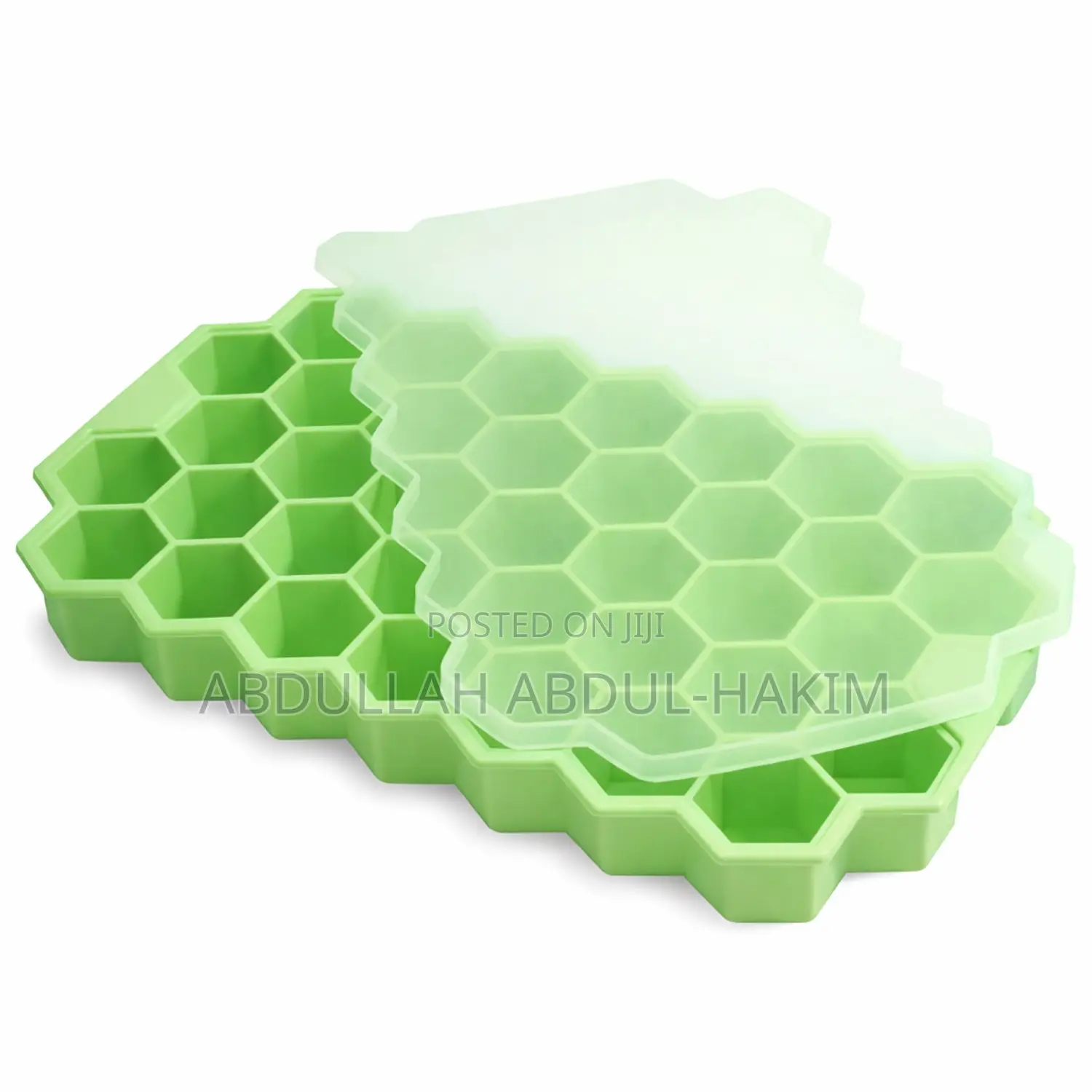 Silicone Honeycomb Ice Cube Maker Tray (37 Ice Cubes)