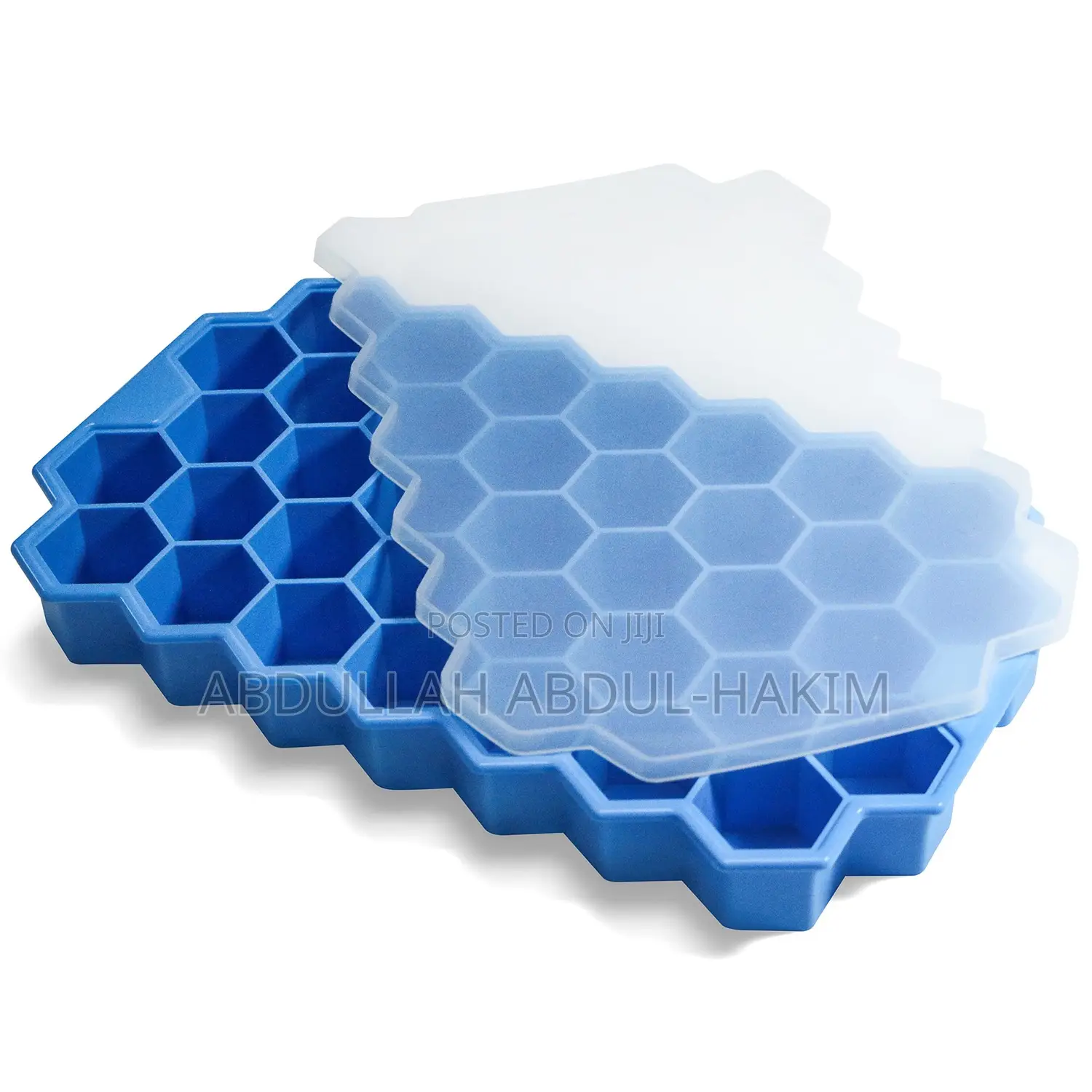 Silicone Honeycomb Ice Cube Maker Tray (37 Ice Cubes)