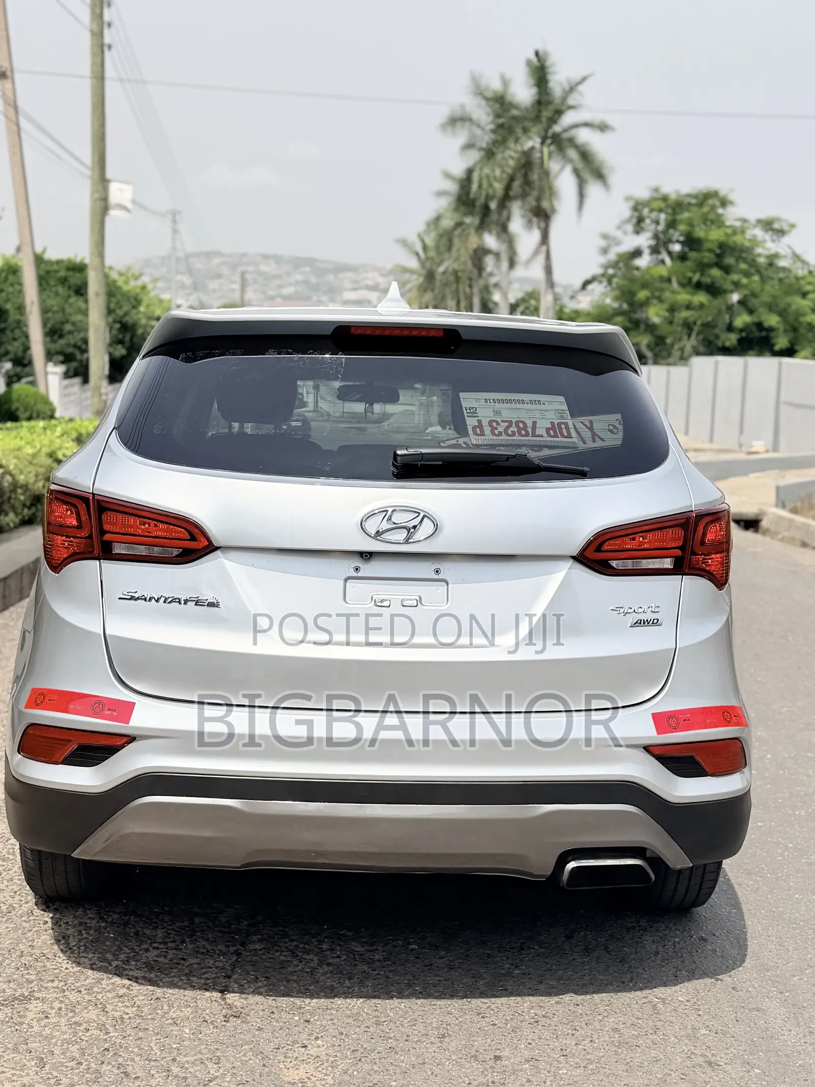 Hyundai Santa Fe SE AWD 2017 Silver