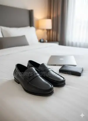 Classic Executive Black Slip-on Loafers