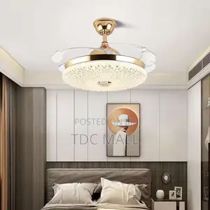 Stylish Ceiling Fanlight With Bluetooth + Voice Control + Remote