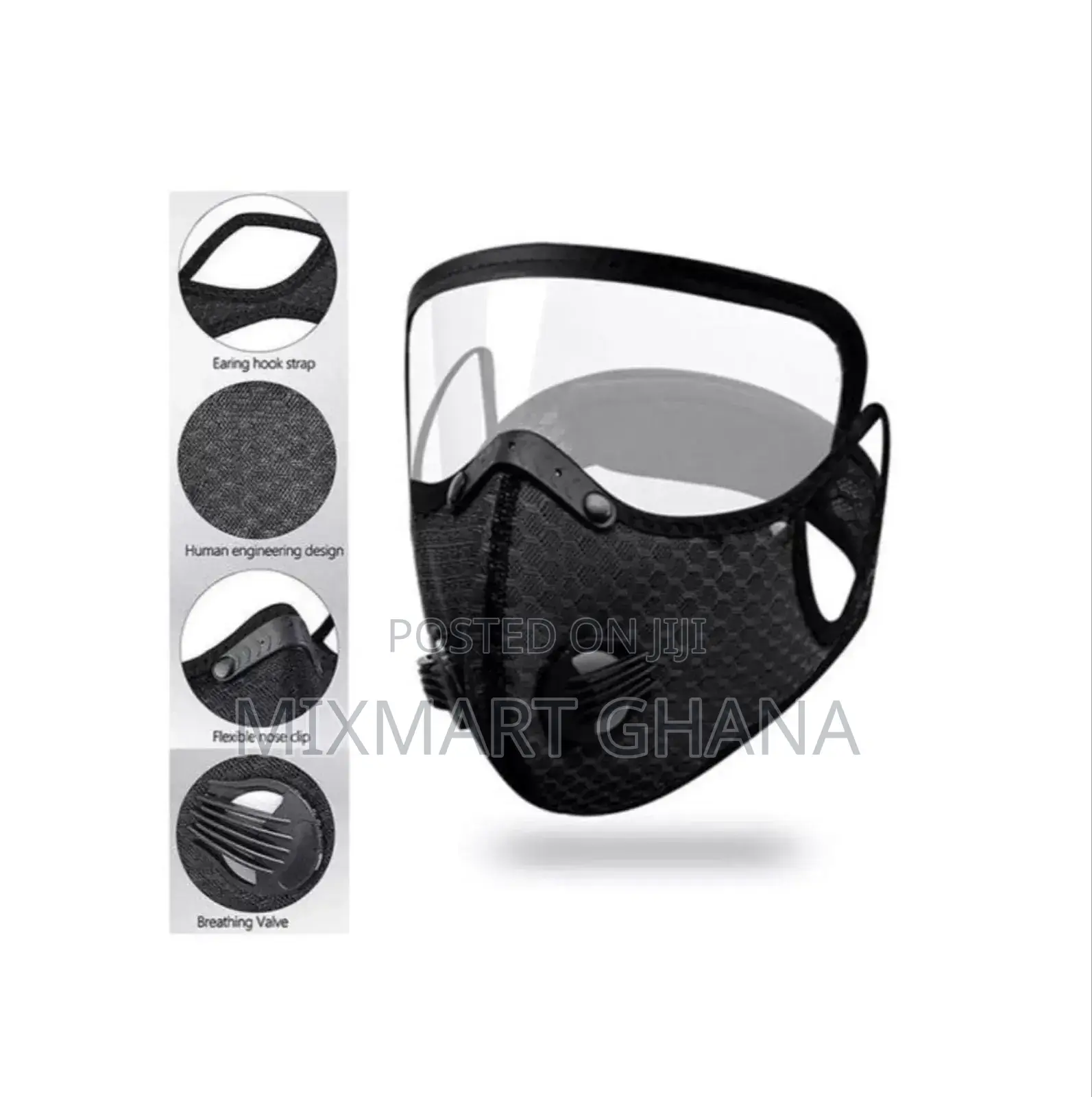 Removable Exhalation Cycling Mask Valve Goggles