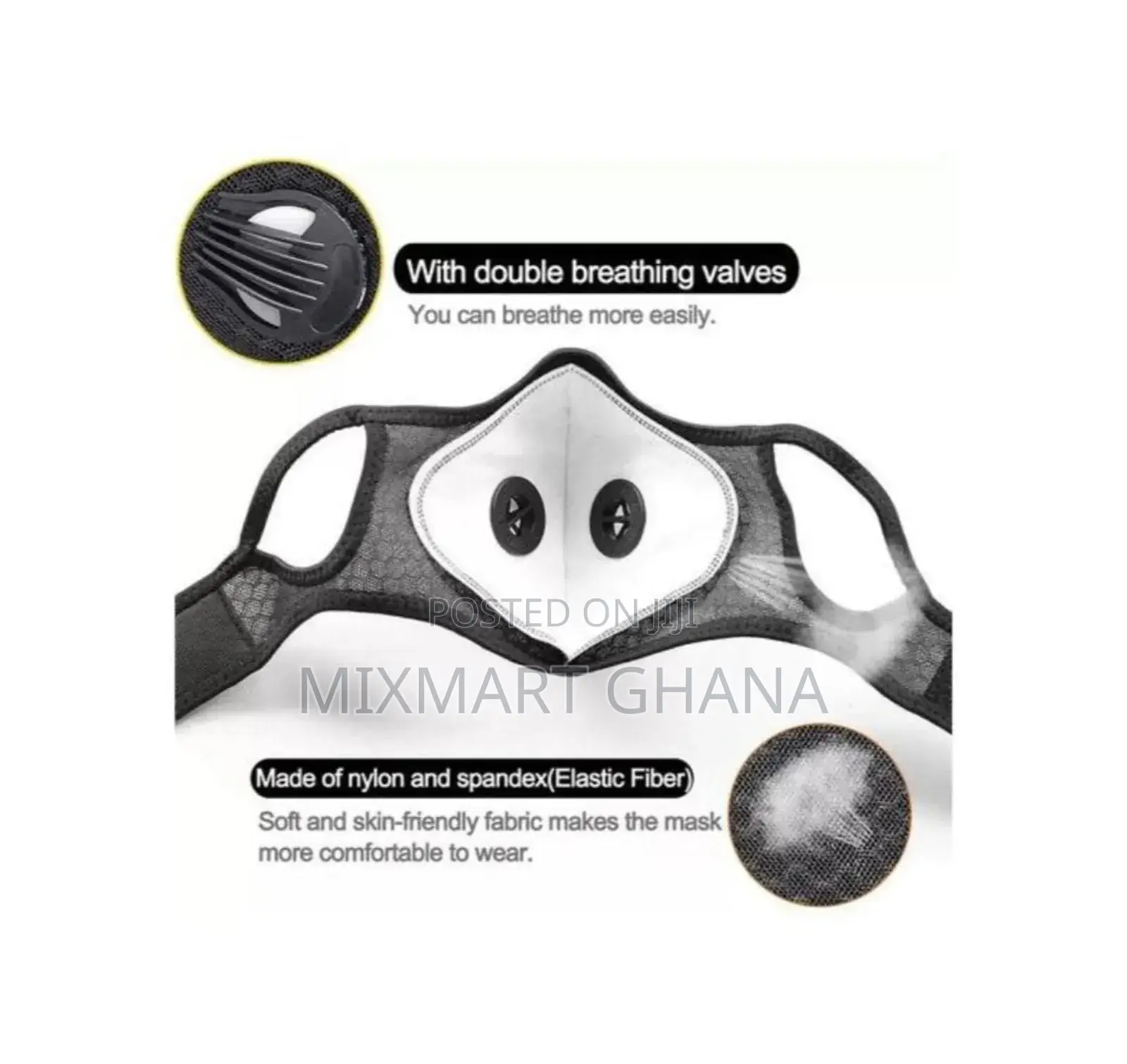 Removable Exhalation Cycling Mask Valve Goggles