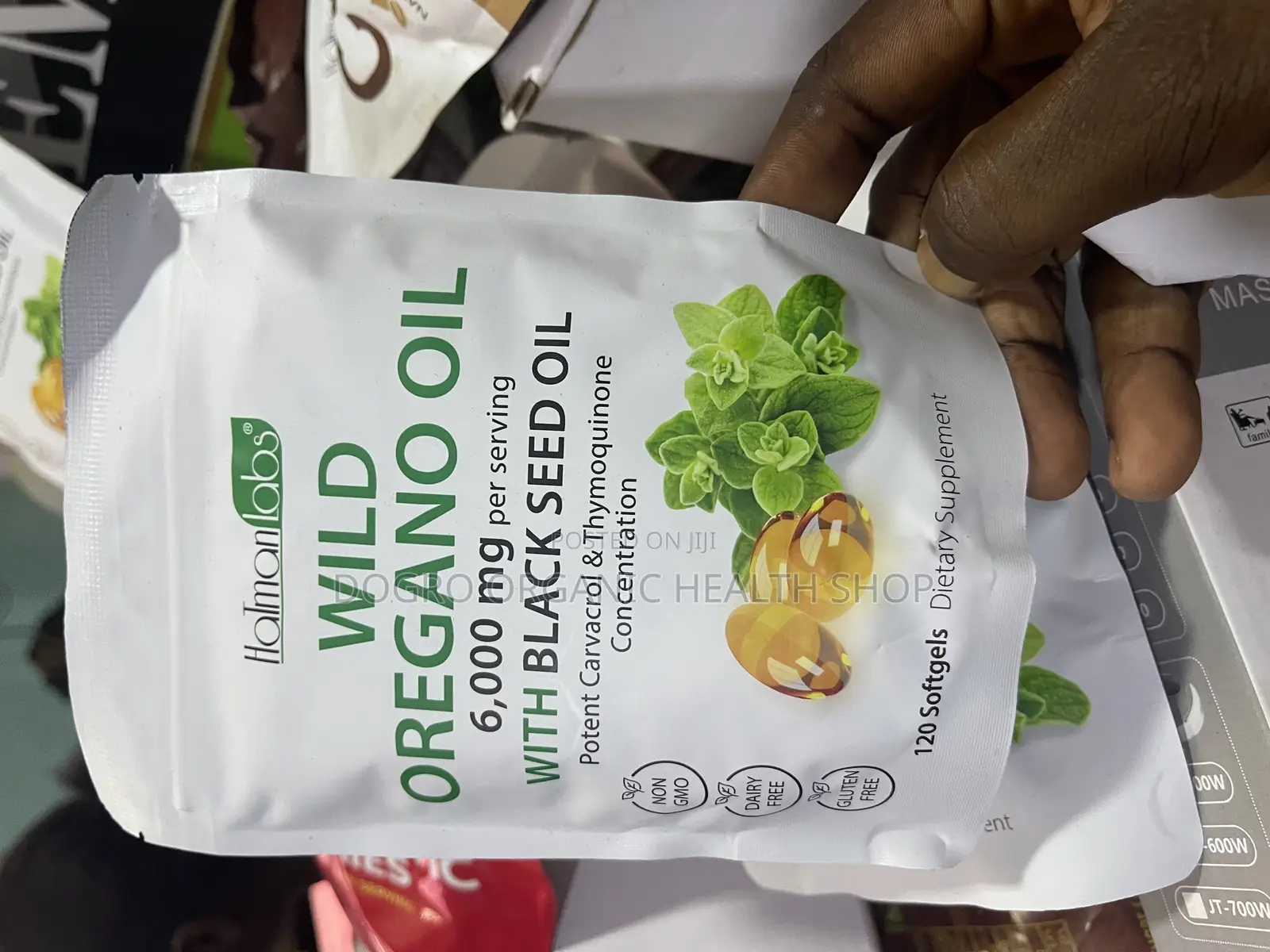 Hotmanlabs Wild Oregano Oil 6,000mg With Blackseed Oil