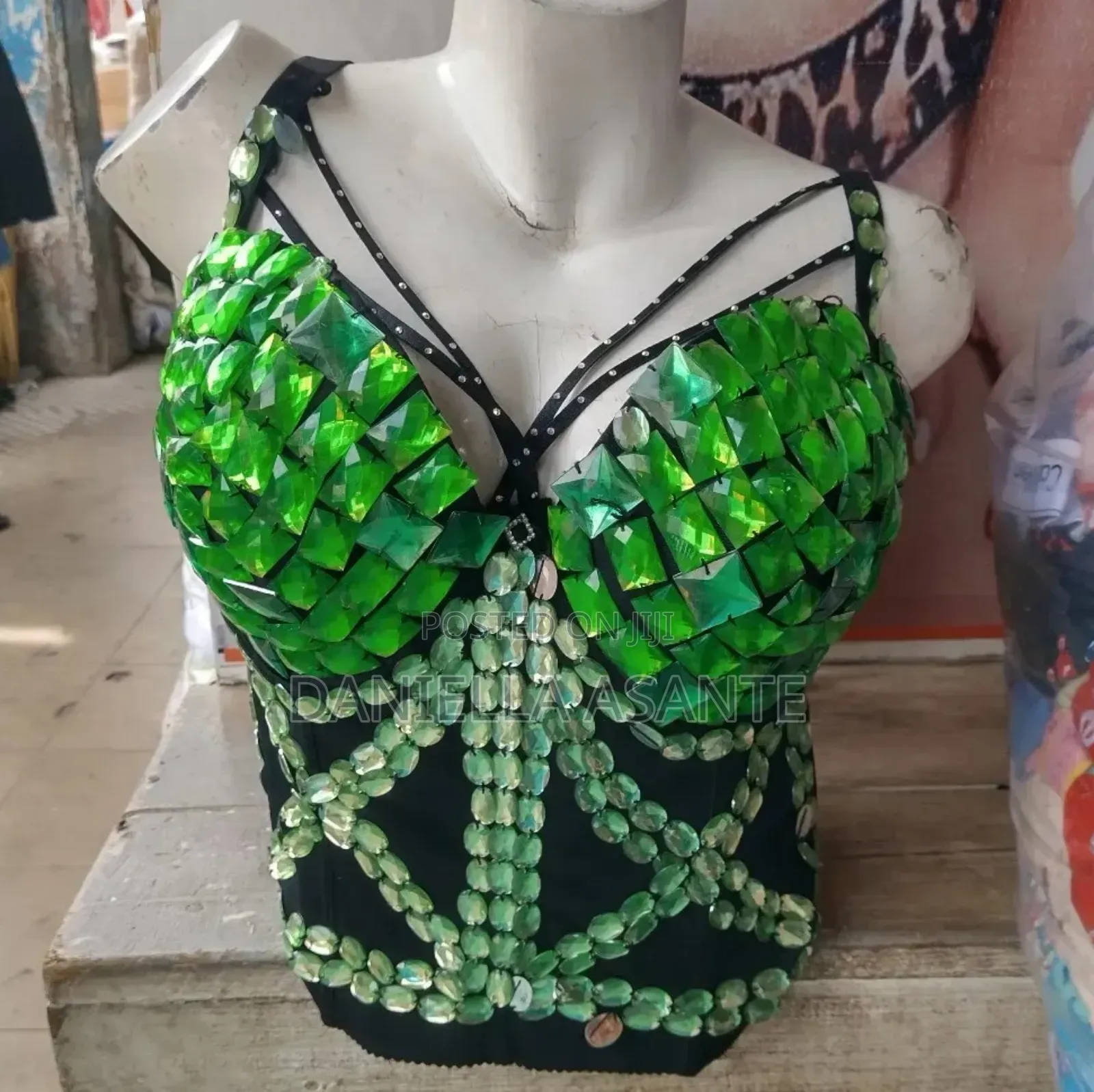 Beaded Corset Bra