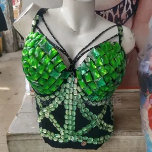 Beaded Corset Bra