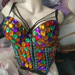 Beaded Corset Bra