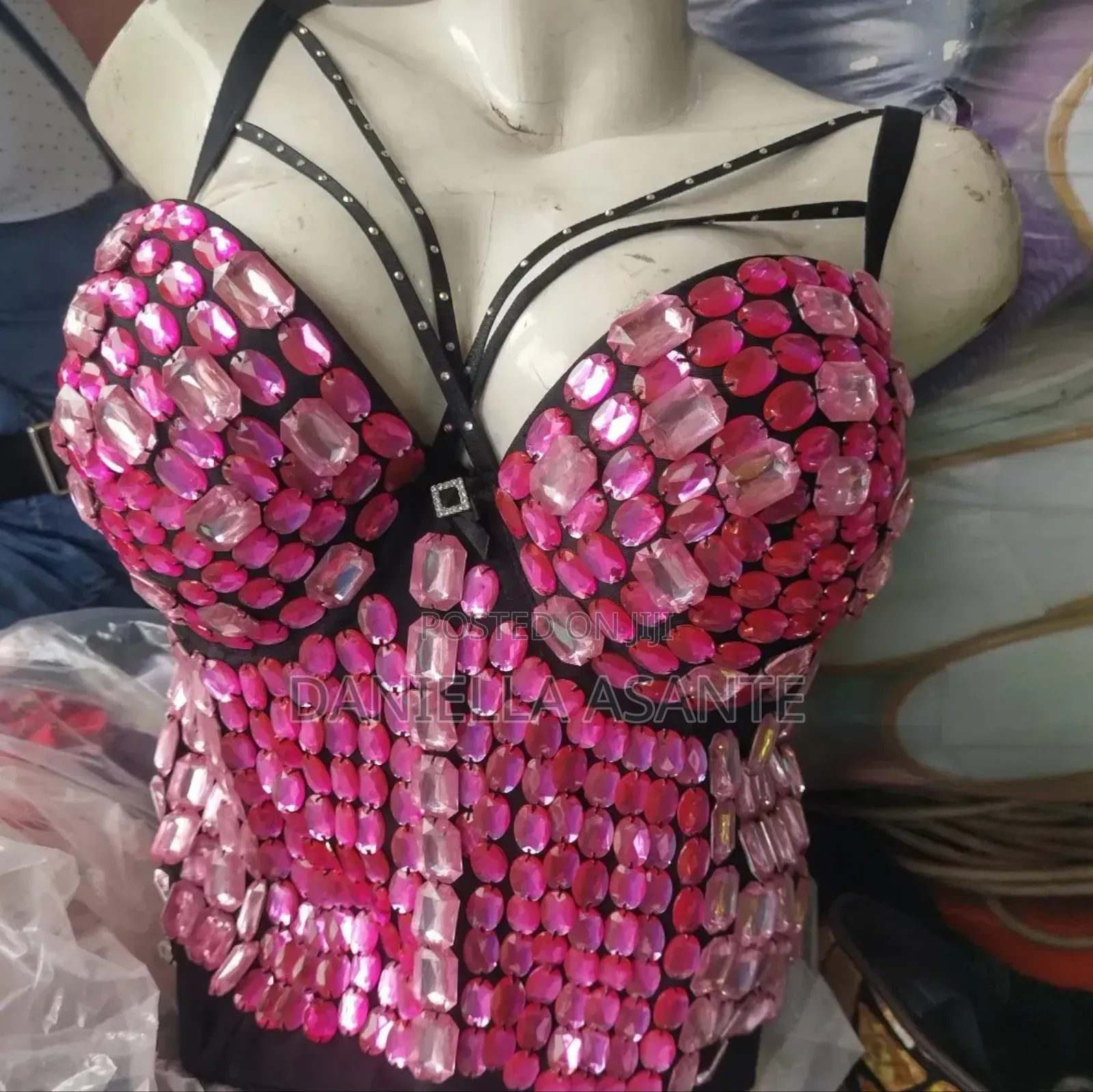 Beaded Corset Bra