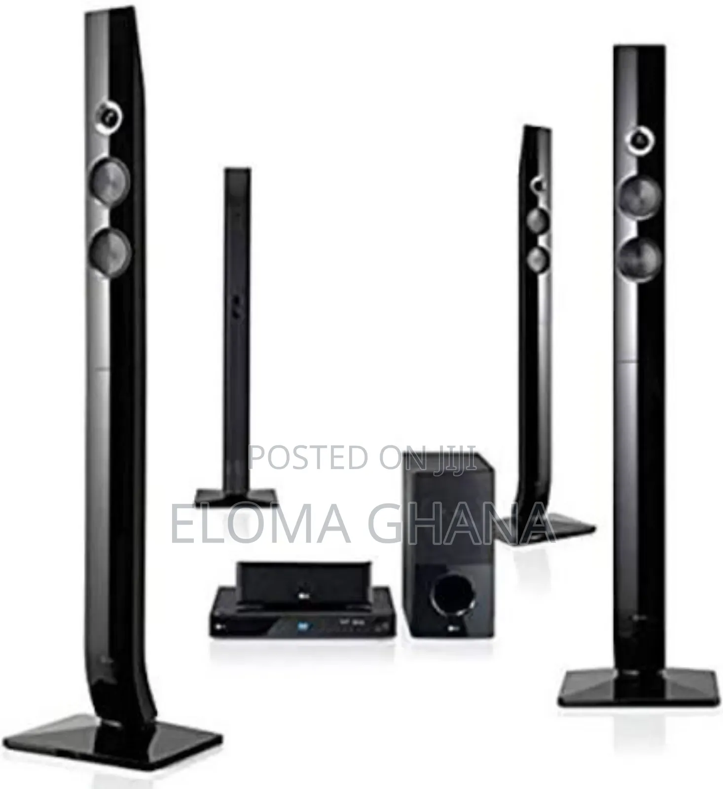 Sleek Talkboy Lg Lhd71c a 1000w 5.1-Channel DVD Home Theatre System .