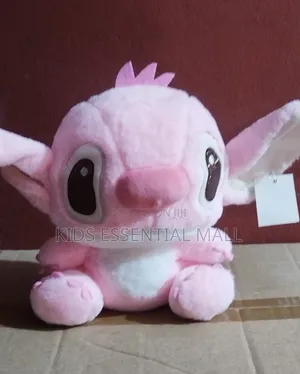 Blue and Pink Stitch Cartoon Teddy Bear for Kids