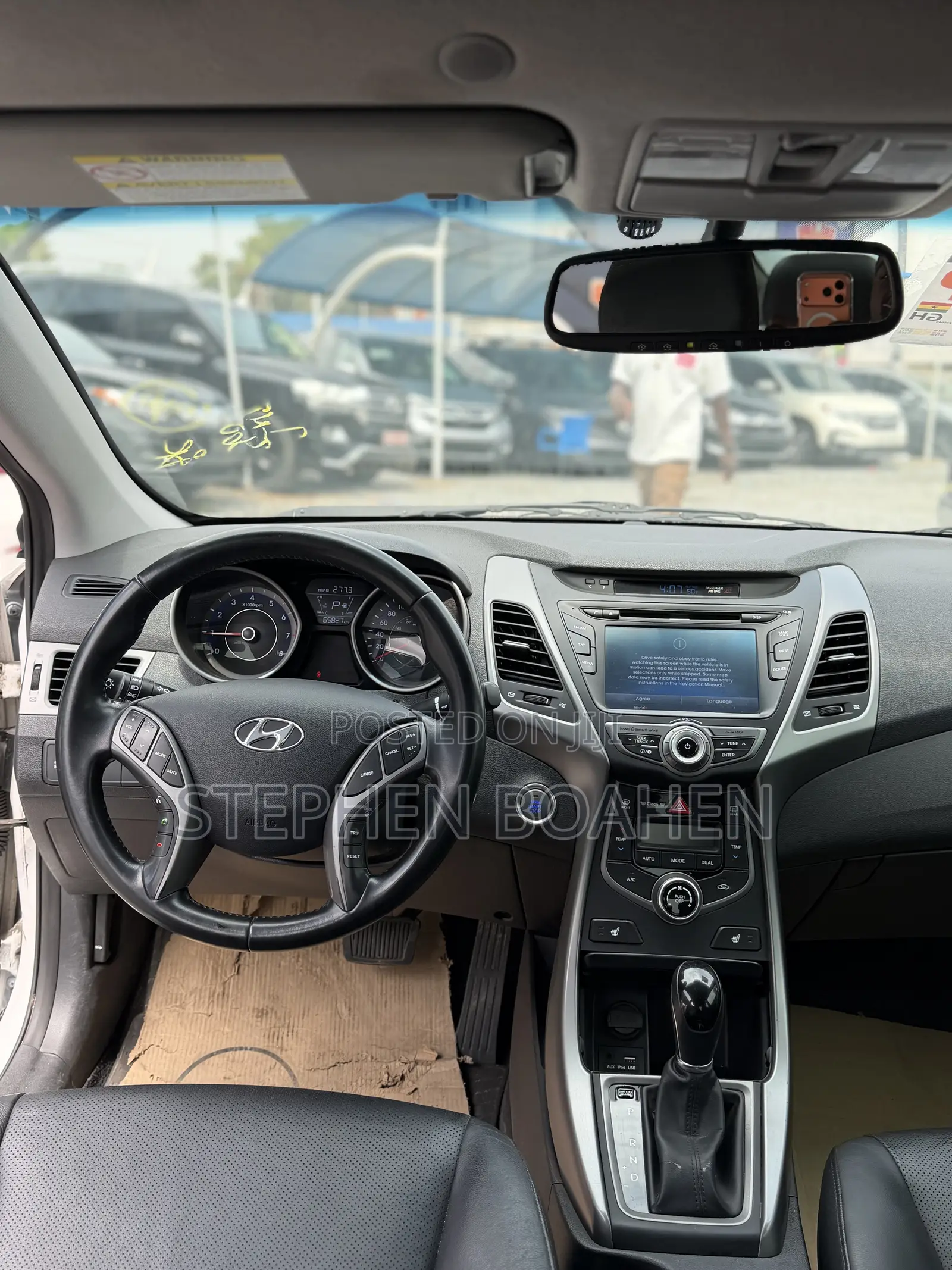 Hyundai Elantra Limited 4dr Sedan (1.8L 4cyl 6A) 2015 White