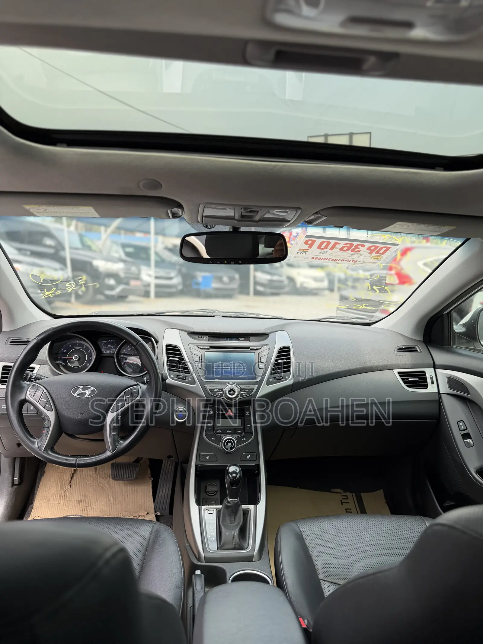 Hyundai Elantra Limited 4dr Sedan (1.8L 4cyl 6A) 2015 White