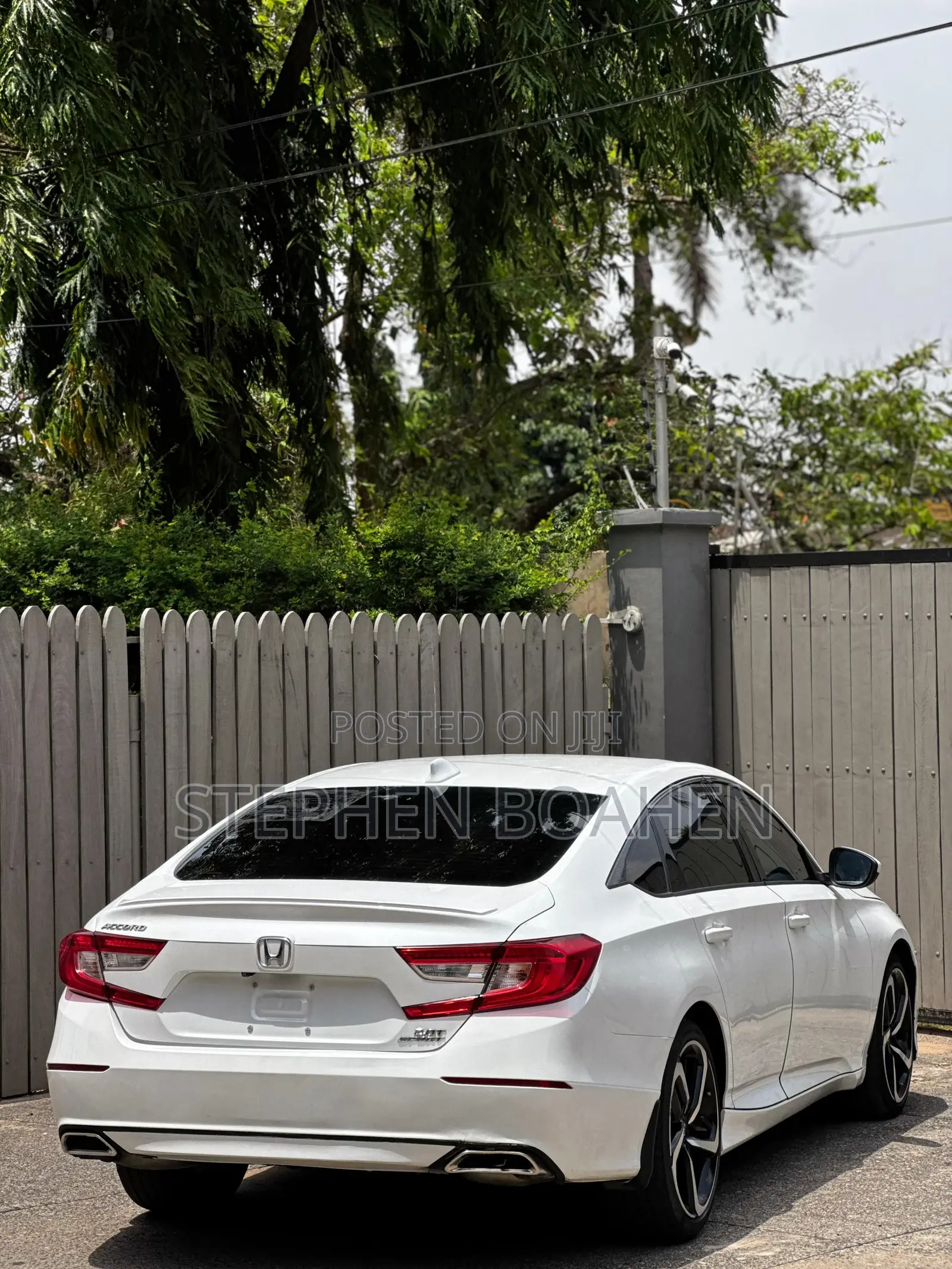 Honda Accord Sport (2.0L 4cyl Turbo 10A) 2019 White