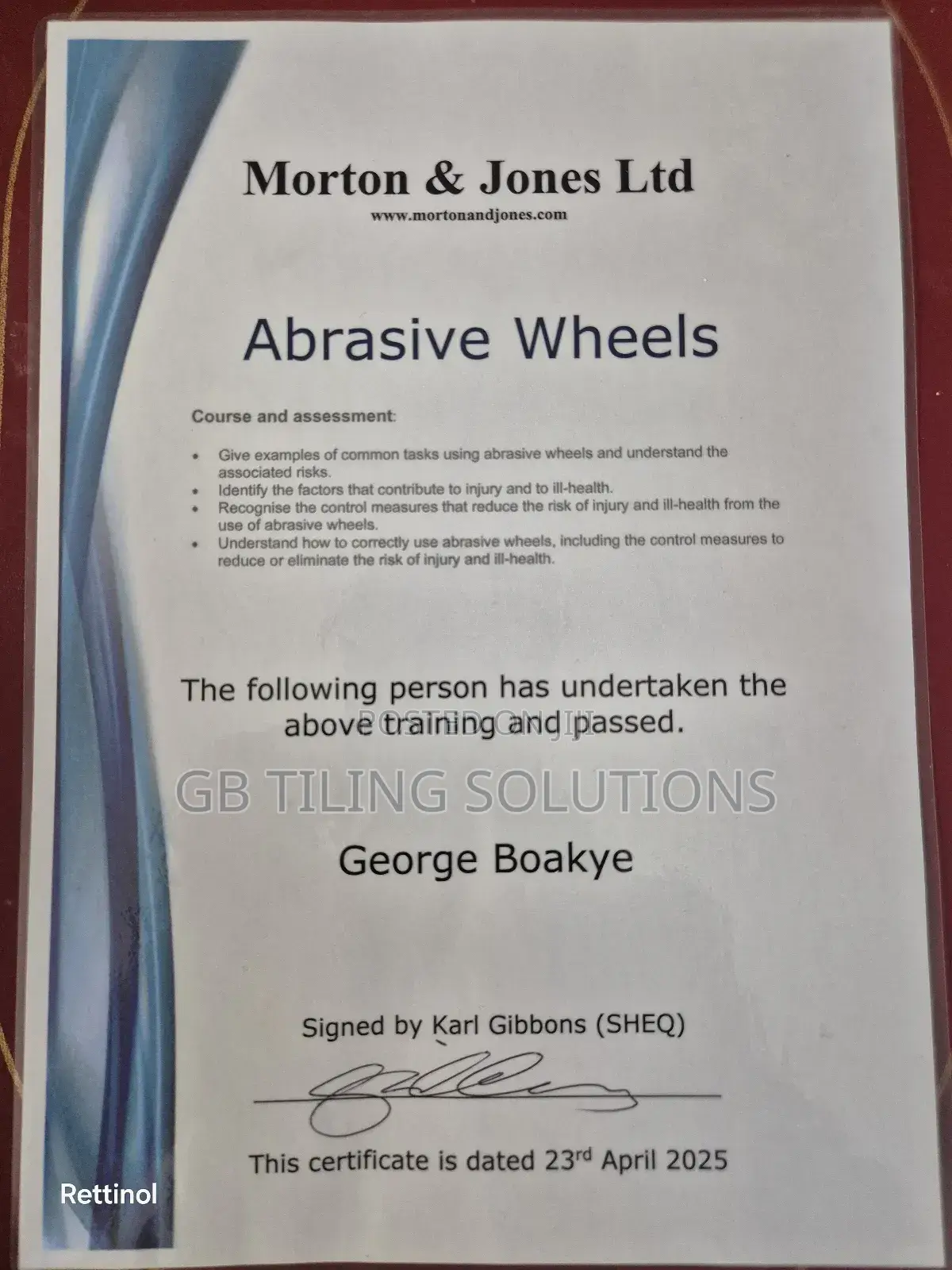 George Boakye Tiling Solutions