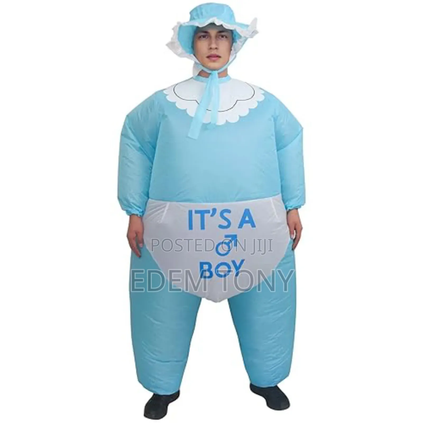 Gender Reveal Inflatable Baby Costume for Baby Shower