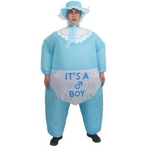 Gender Reveal Inflatable Baby Costume for Baby Shower