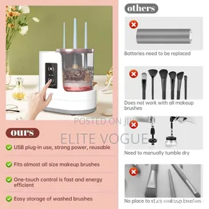 Electric Make-Up Brush Cleaner