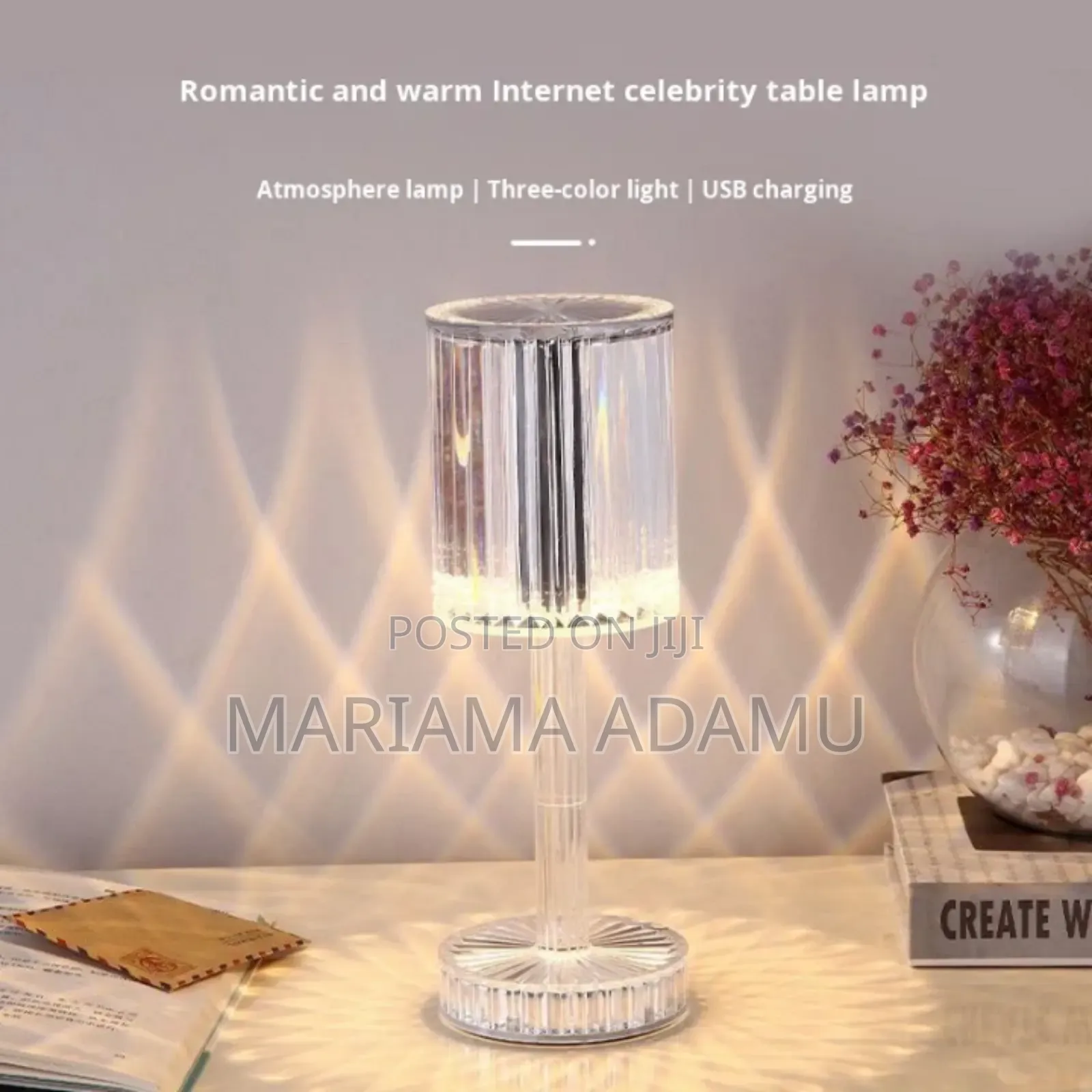 Rechargeable Crystal Lamp