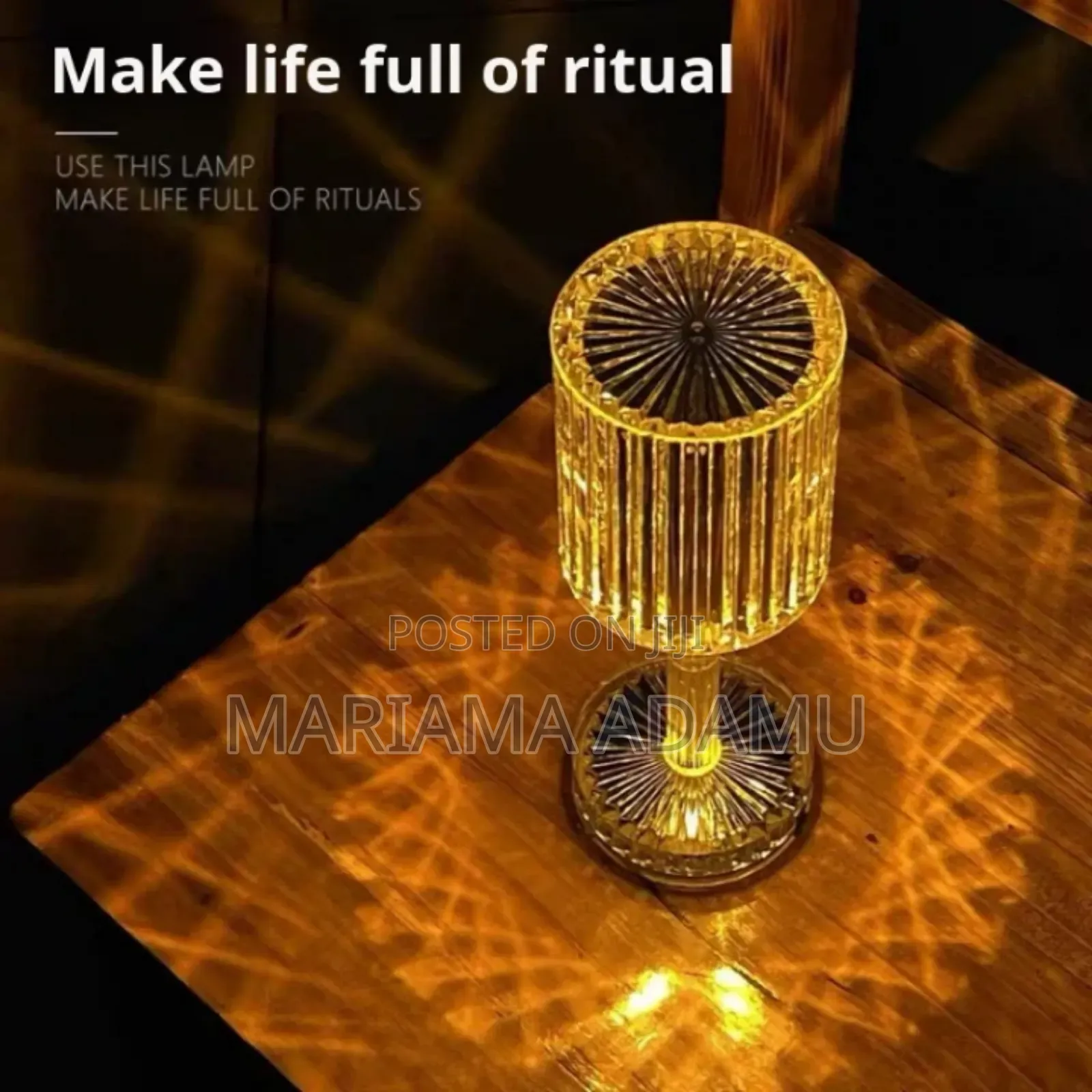 Rechargeable Crystal Lamp