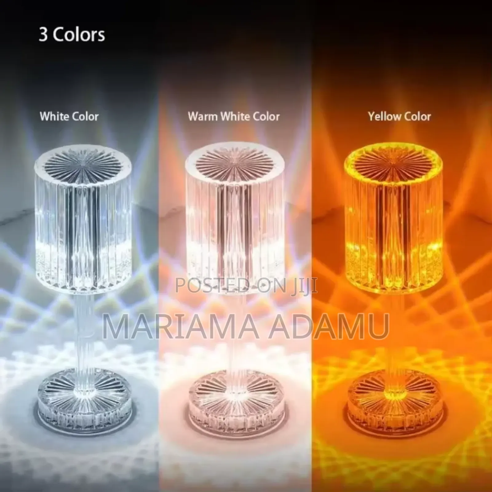 Rechargeable Crystal Lamp