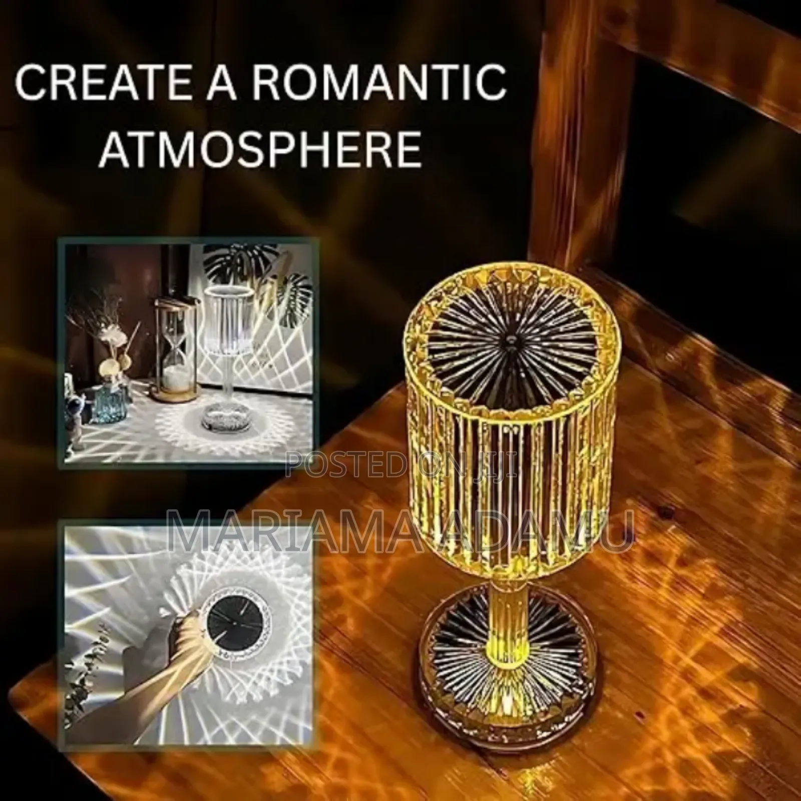 Rechargeable Crystal Lamp
