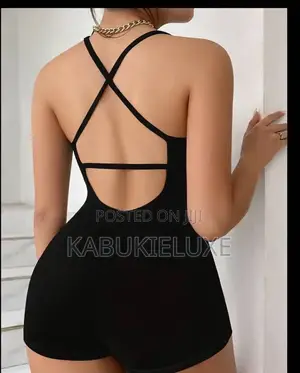 Slim Fit Strappy Mini Jumpsuit