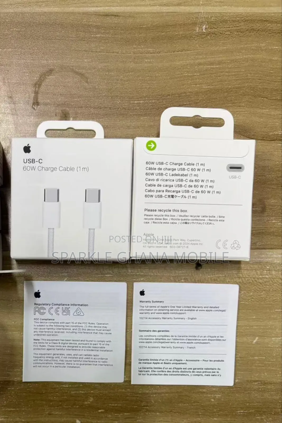 Apple 60w Usb-C Charge Cable (1m)