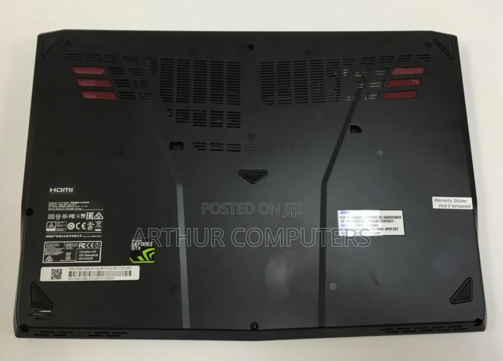 Laptop MSI GS43VR 7RE Phantom Pro 8GB Intel Core i5 HDD+SSD 256GB