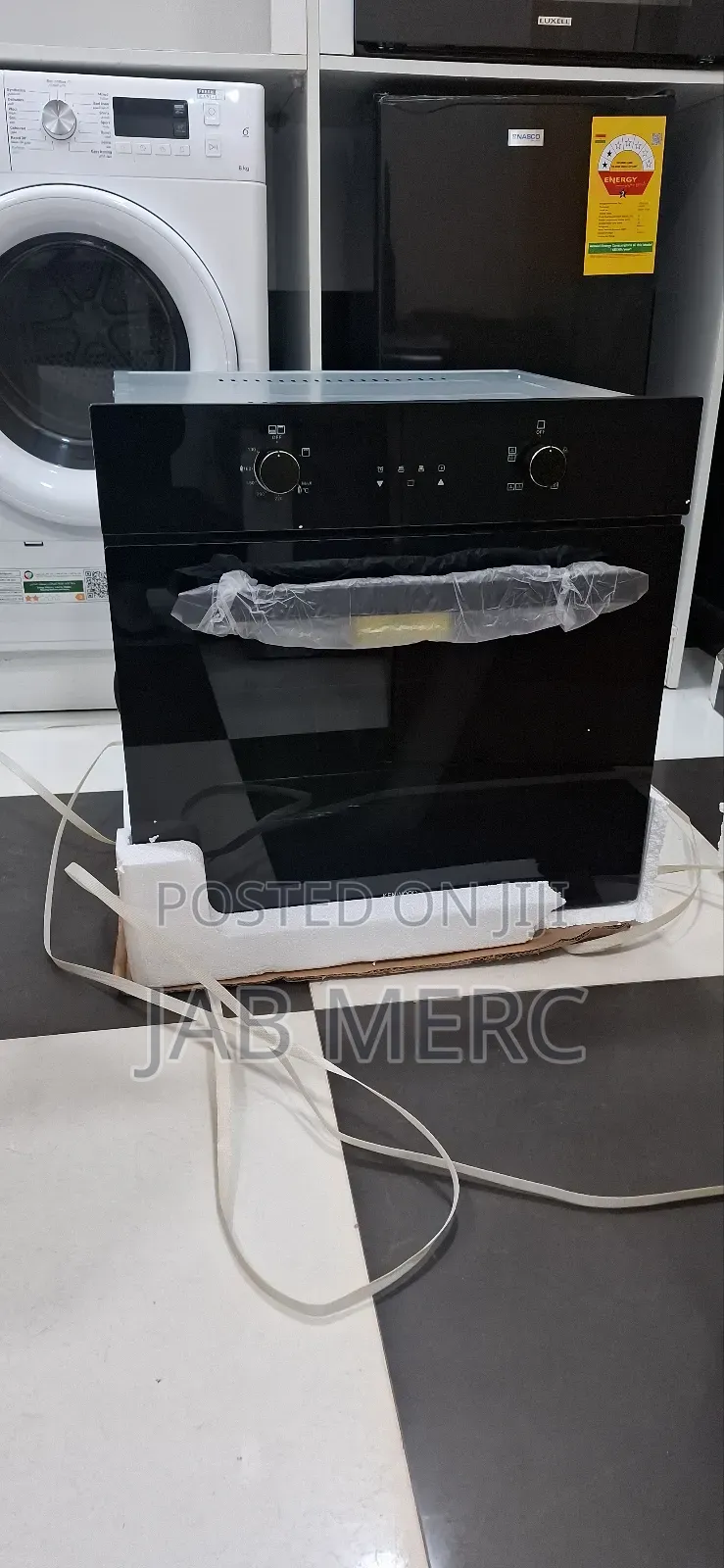 Gas Oven Built in Black Colour 60cm Cabinet Oven Kenwood Original