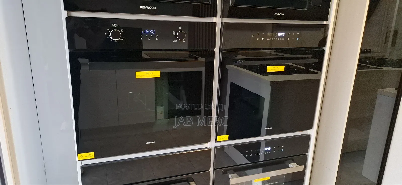 Gas Oven Built in Black Colour 60cm Cabinet Oven Kenwood Original