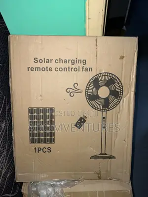 2-in-1 Solar Rechargeable Fan – Charge With Sunlight Or Electricity
