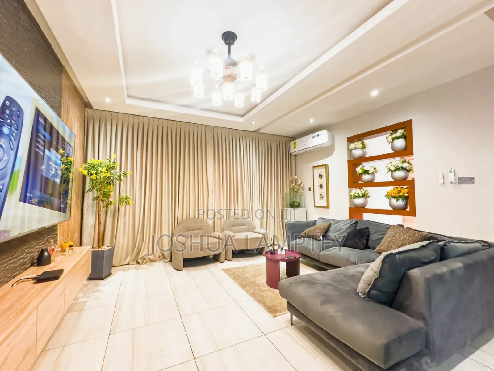 Furnished 3bdrm House in East Airport Estate for rent