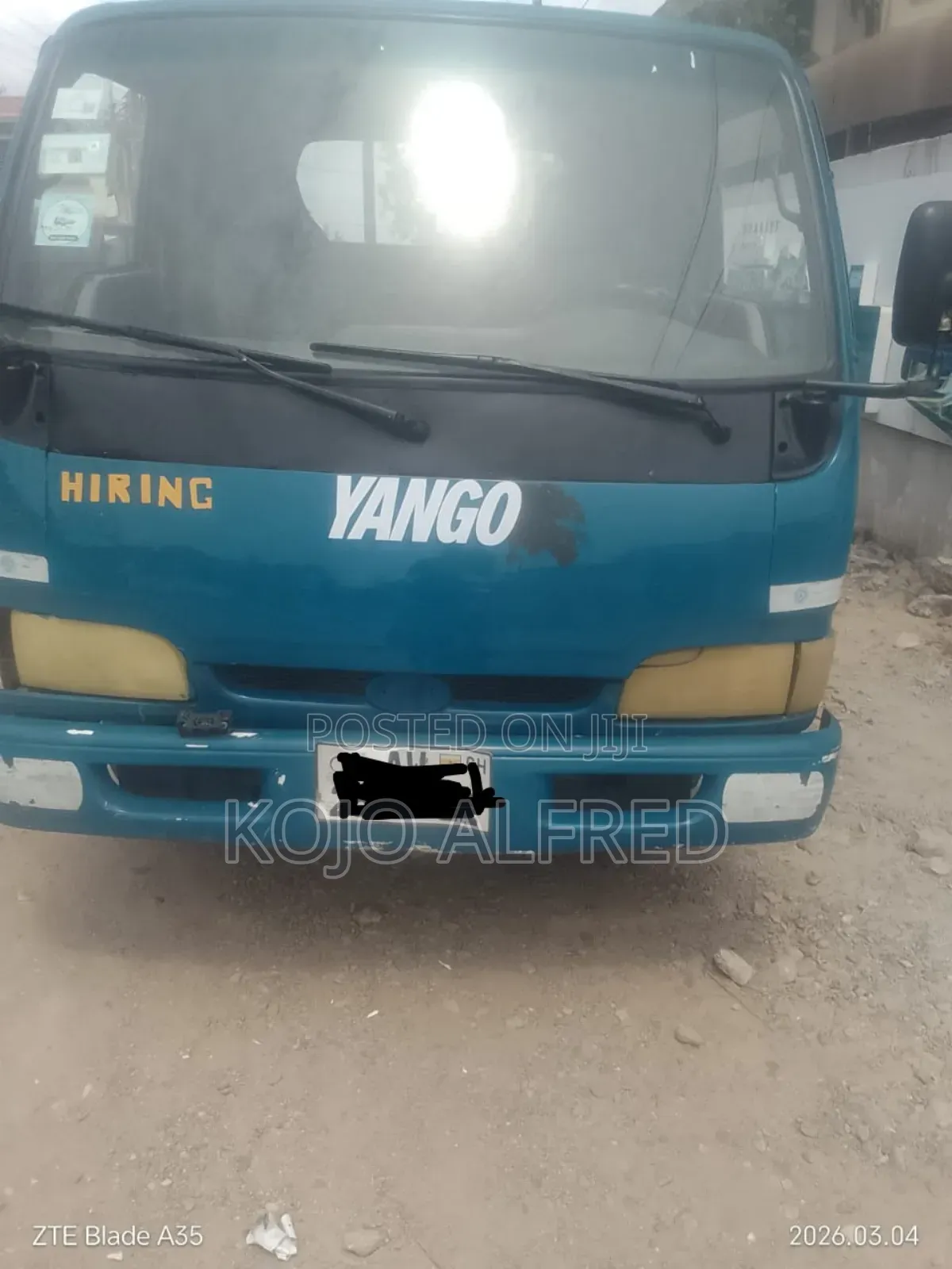 Truck Vehicle for Hiring and Renting in Accra