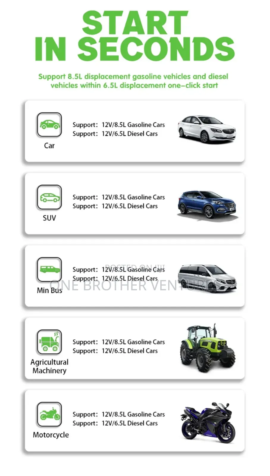 Multifunctional Car Jumper Devices 12v
