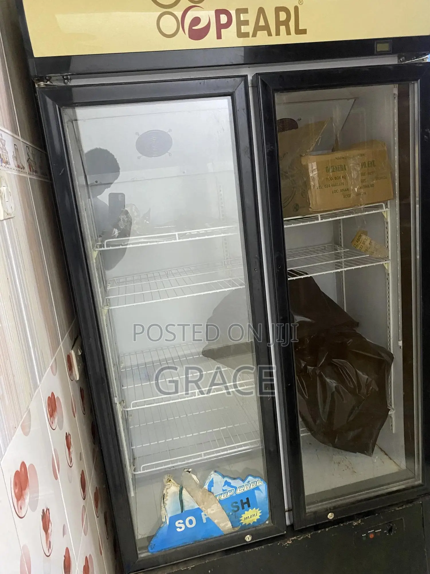 Pearl Display Double Door For Sale