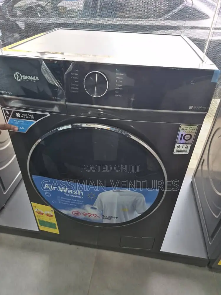 Sigma 12kg Inverter Front Load Fully Automatic Washing Machine