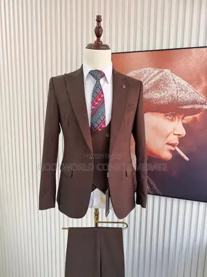 Designed Three Piece Suit