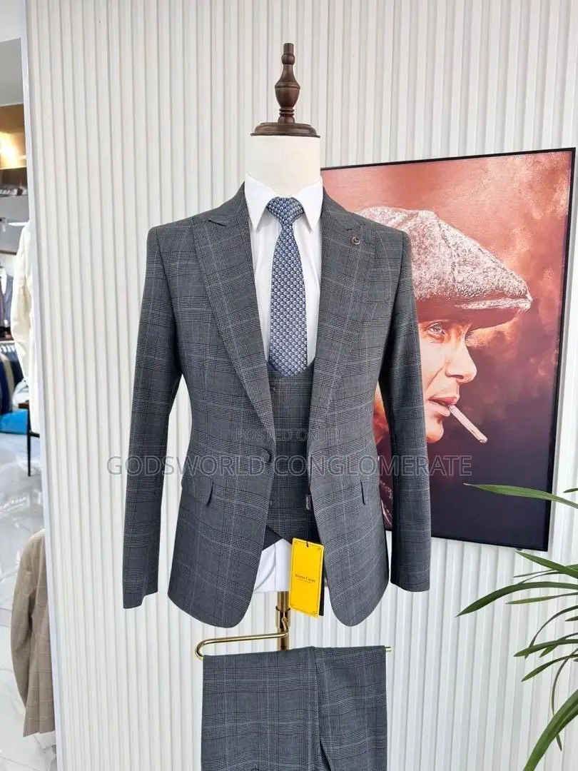 Designed Three Piece Suit