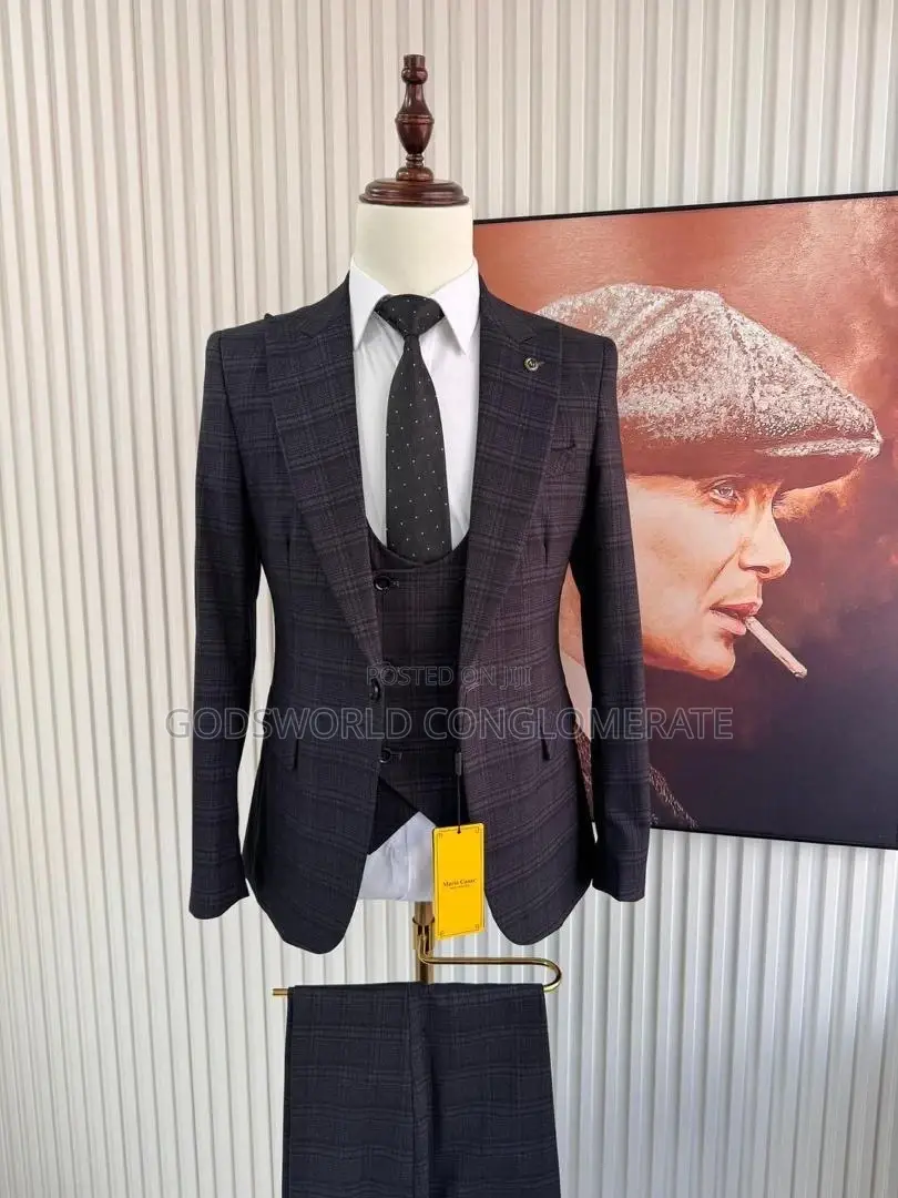 Designed Three Piece Suit