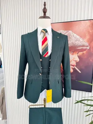 Plain Three Piece Suit