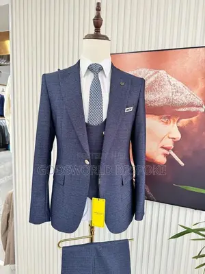 Plain Three Piece Suit