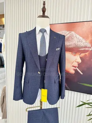 Plain Three Piece Suit