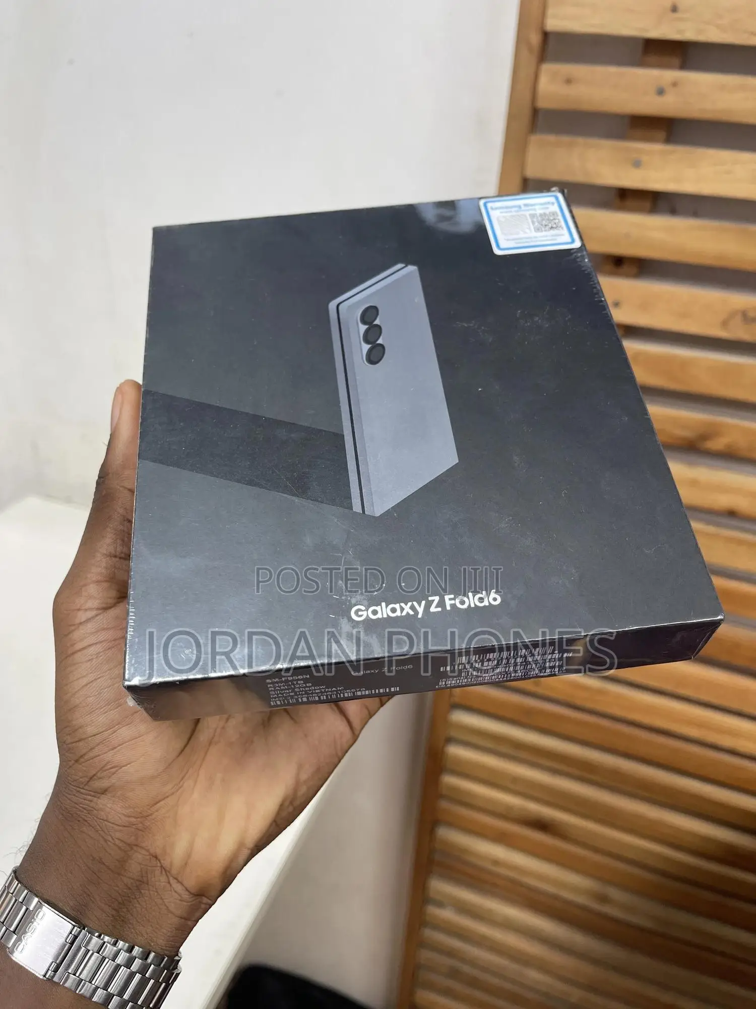 New Samsung Galaxy Z Fold6 1 TB Silver