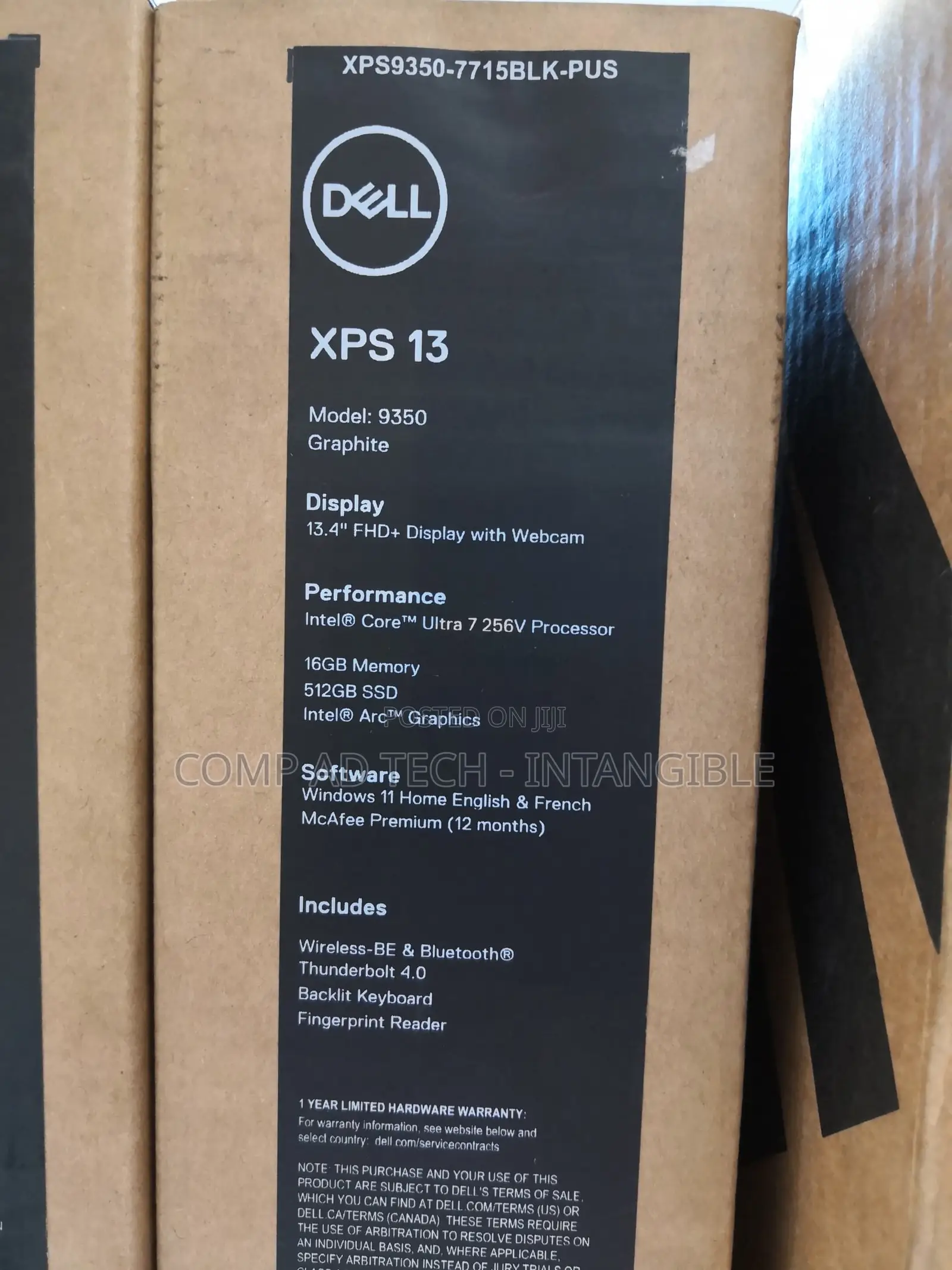 New Laptop Dell XPS 13 16GB Intel Core Ultra 7 SSD 512GB