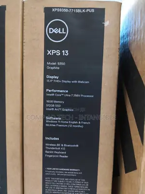 New Laptop Dell XPS 13 16GB Intel Core Ultra 7 SSD 512GB